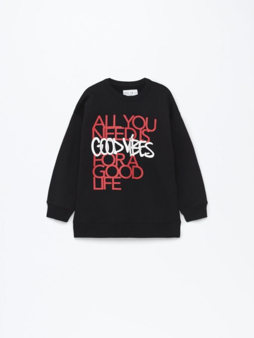 LEFTIES KIDS ALL YOU NEED IS GOOD VIBES SWEATSHIRT