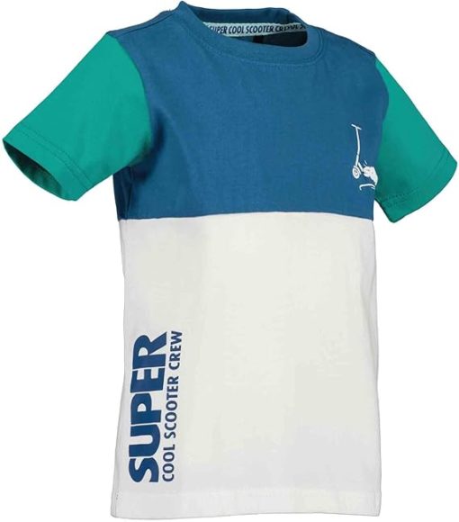 Blue Seven Boys Super Cool scooter Crew Tee - Image 2
