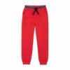 CALVIN KLEIN KIDS LOGO WAISTBAND FLEECE JOGGER - RED