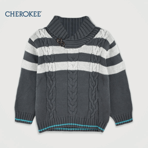 CHEROKEE Kids Knitted Sweater - Dark Grey
