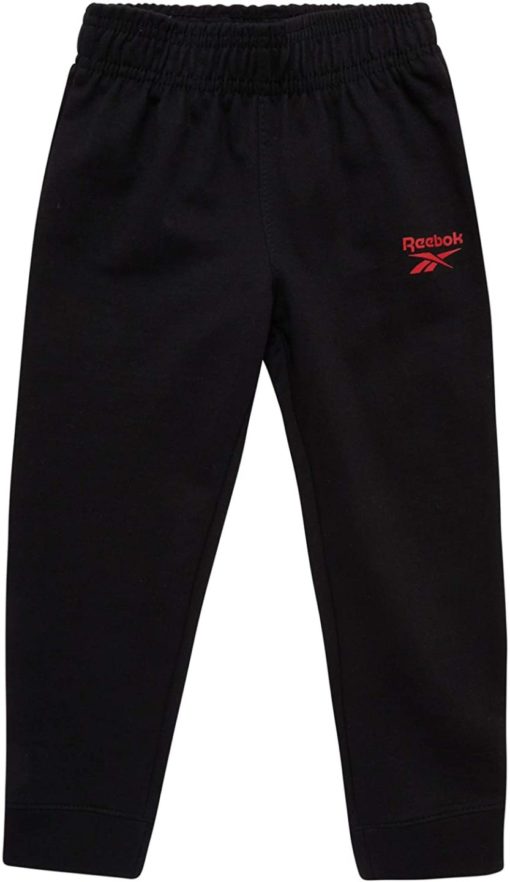 REEBOK KIDS TRACKSUITS – ATHLETIC FLEECE HOODIE AND JOGGER - White Printed - Image 3