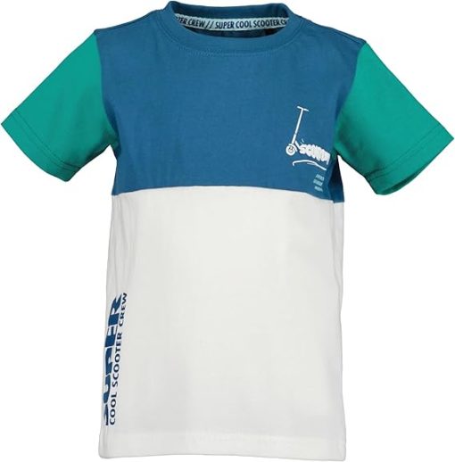 Blue Seven Boys Super Cool scooter Crew Tee