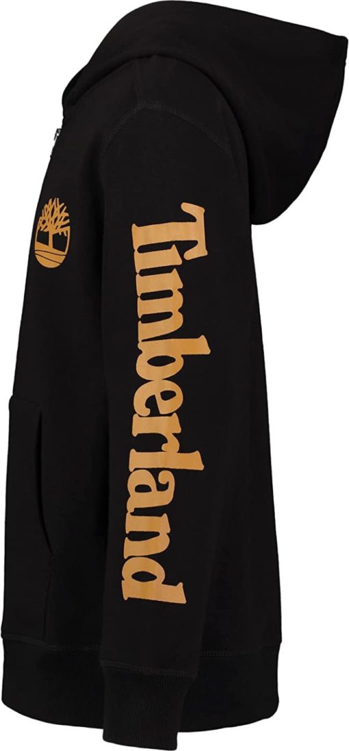 Timberland Boys' Long Sleeve Fleece Full Zip Hoodie - Image 2