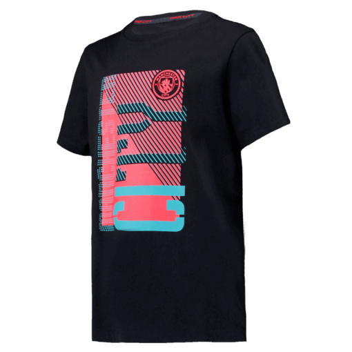 Kids' Manchester City Dots Graphic Tee