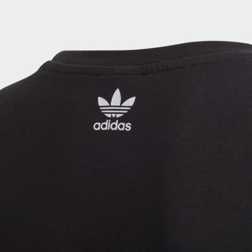 adidas Originals Side Trefoil Black Tee - Image 4
