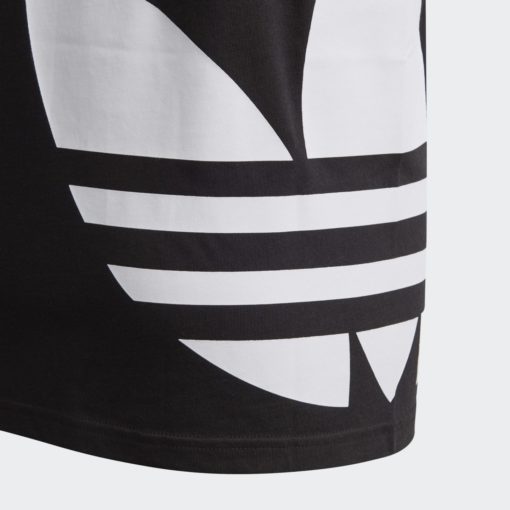 adidas Originals Side Trefoil Black Tee - Image 5