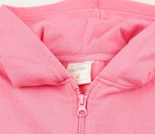 Palomino Girls Zipper Hoodie Pink - Image 2