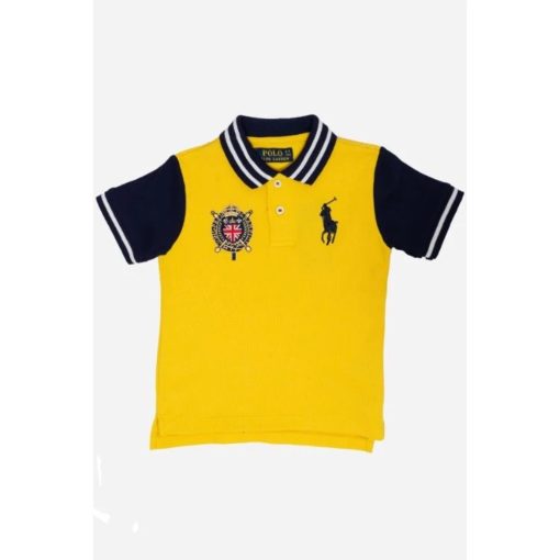 RL Boys Big Pony Polo Shirt - Yellow