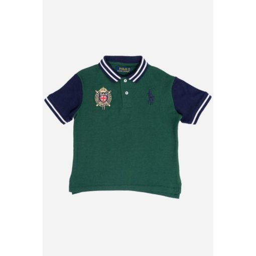 RL Boys Big Pony Polo Shirt Green