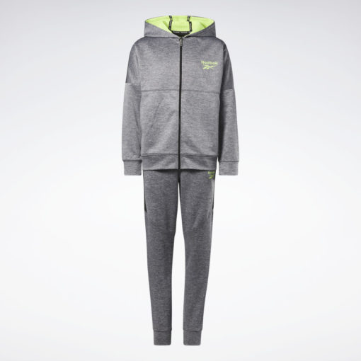 Reebok Boys Doubleknit Hoodie Set - Grey