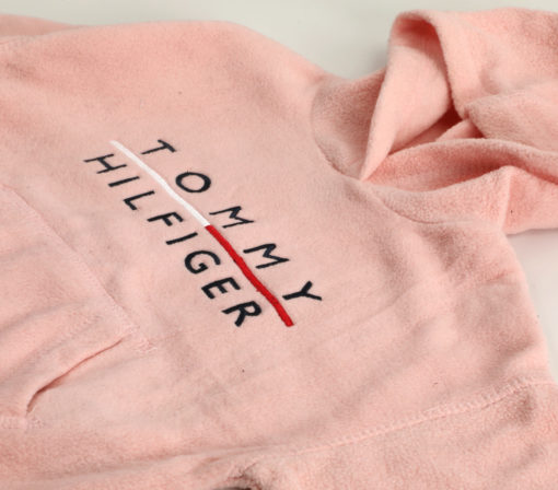 Tommy Hilfiger Girls Polar Fleece Hoodie - Pink - Image 2