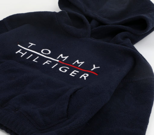 Tommy Hilfiger Girls Polar Fleece Hoodie - Navy - Image 2