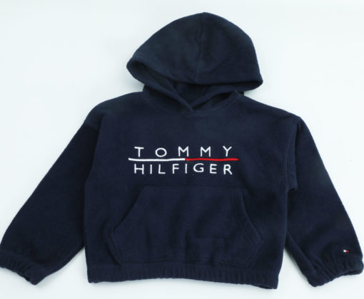 Tommy Hilfiger Girls Polar Fleece Hoodie - Navy