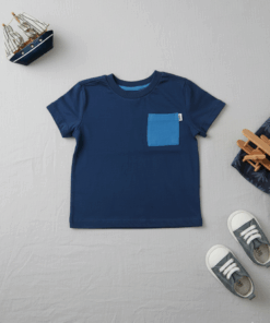 Alternative view of DKNY Boys Front Contrast Pocket T-Shirt