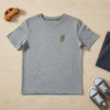 DKNY Boys Chest Green Double Logo T-Shirt
