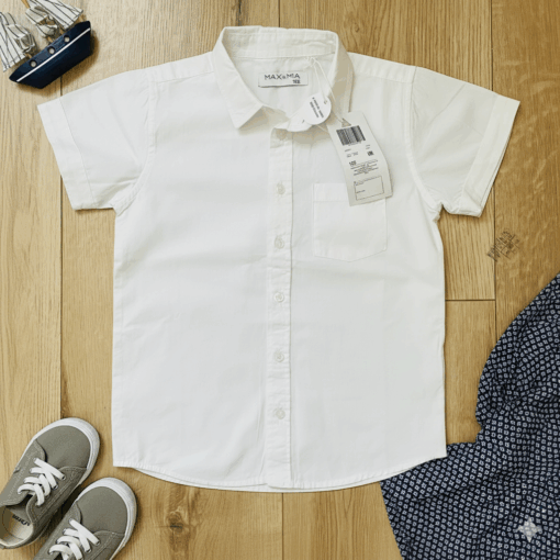 Trick Boys Ash White Casual Shirt