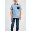 DKNY Boys Front Contrast Pocket T-Shirt