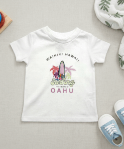 Lefties Kid's Hawaii Beach Printed T-Shirt