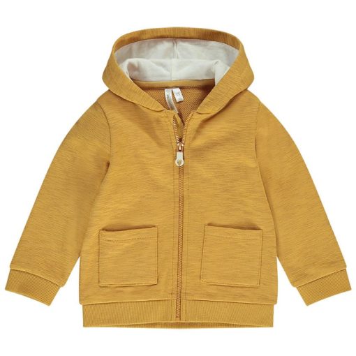 ORCHESTRA BABY BOY FLEECE VEST WITH GIRAFFE HOOD