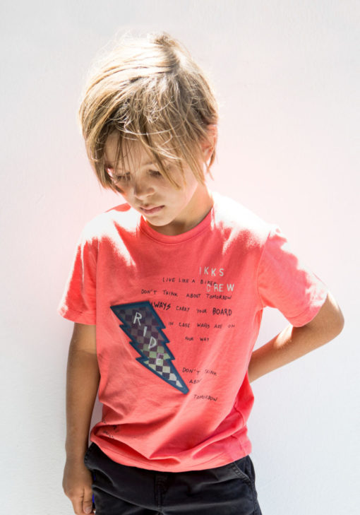 IKKS ORGANIC COTTON T-SHIRT WITH LENTICULAR LIGHTNING - Image 2
