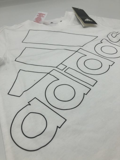 Adidas Performance logo kids tee-White - Image 2