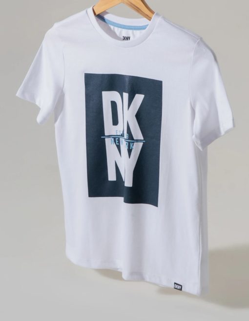 DKNY Boys Big Pasting Logo T-Shirt
