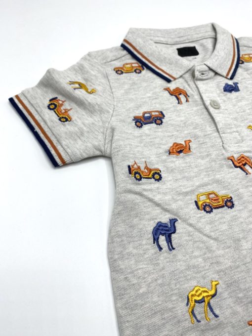 C&A Boys Jeep Embroidery Logo Polo-Shirt - Image 2