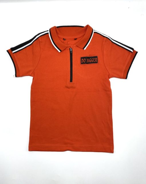 George Textured Half Zip Polo Beige - Image 14
