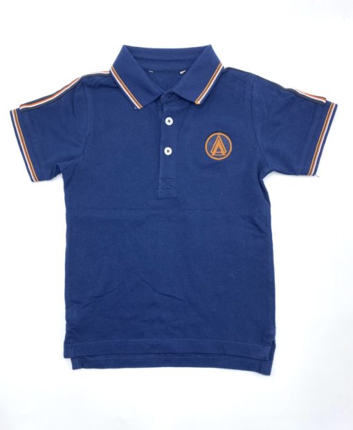 George Textured Half Zip Polo Beige - Image 11