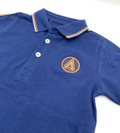 George Textured Half Zip Polo Beige - Image 8