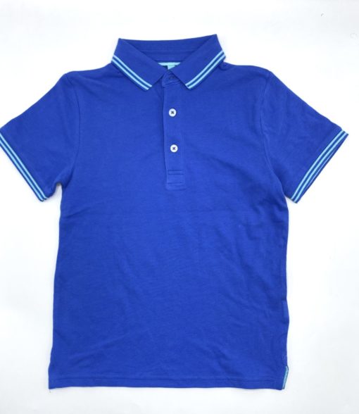 George Textured Half Zip Polo Beige - Image 5