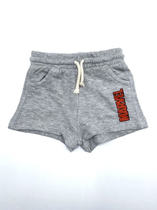 Lefties Kids Marvel Logo Terry Short Grey