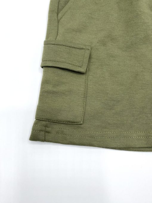 Fudo Boys Adventure Cargo Short Olive - Image 2