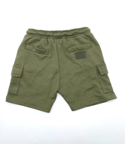 Fudo Boys Adventure Cargo Short Olive - Image 3