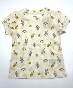 Name-It Girls Flora print Beige Frock