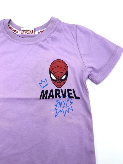Marvel Spider Small Logo T-Shirt - Image 4