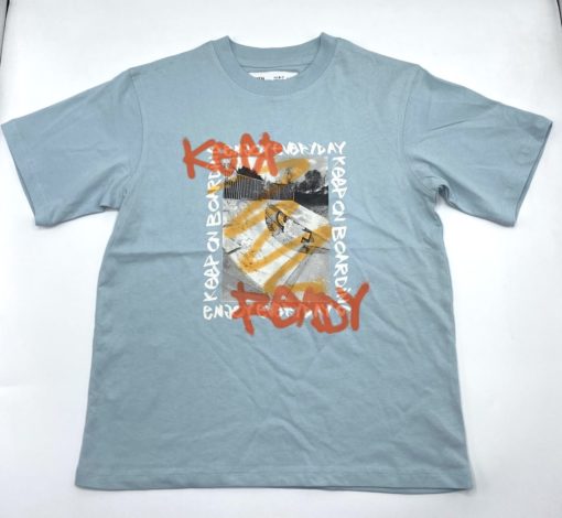 Lefties Kids Grey/White Stripes T-Shirt - Image 17