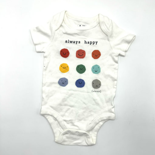 BABY GAP EMOJI'S LOGO ROMPER 1