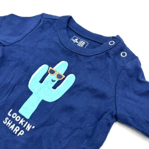 BABY GAP LOOKIN SHARP  NAVY ROMPER 13 - Image 2