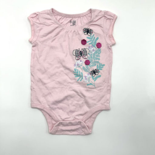BABY GAP FLOWER LOGO ROMPER 20