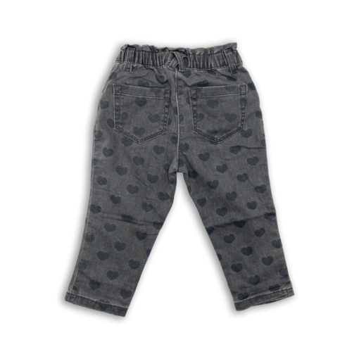 Topo Mini Little Girls Soft Denim Pants - Image 4