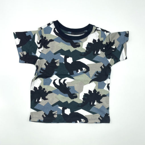Maximus Rex Kids Blue & White Clipart T-Shirt