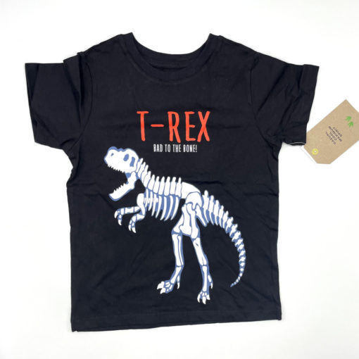 Maximus Rex Kids T-Rex Black T-Shirt
