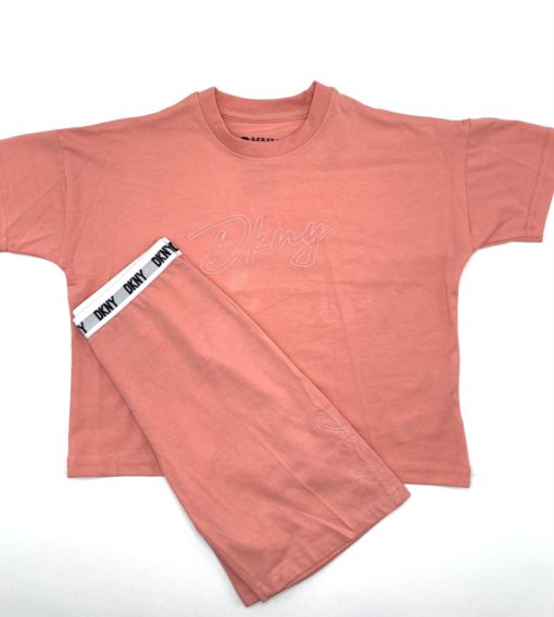 DKNY Girl's Soft Cotton Jersey 2 Piece Set