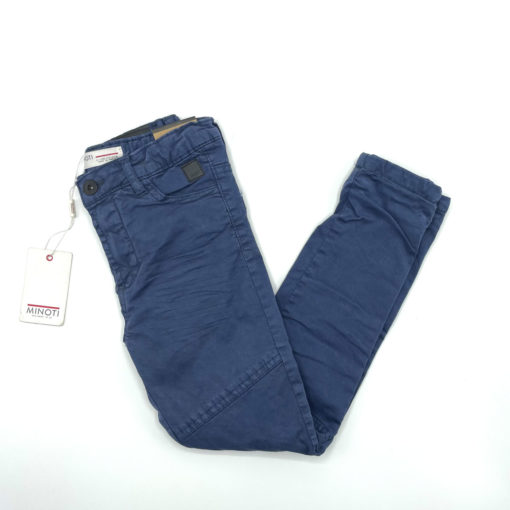 MINOTI KIDS LINED WINTERS COTTON PANTS - BLUE
