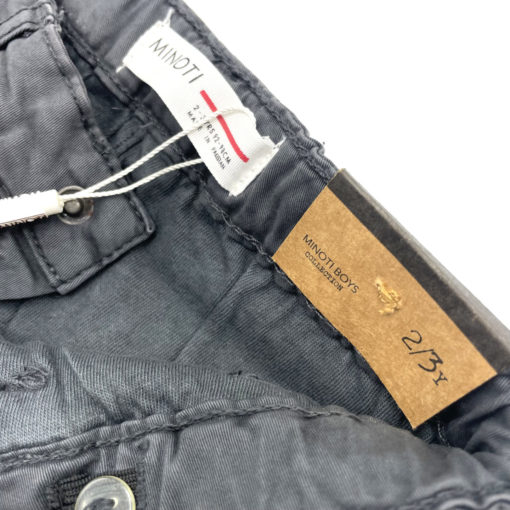 MINOTI KIDS LINED WINTERS COTTON PANTS - GREY - Image 3