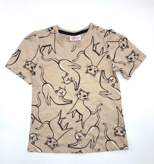 So Cute Kid's Cat Logo T-Shirt