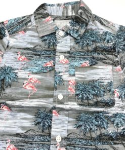 Alternative view of Place Boys Flamingo Print Casual Shirt