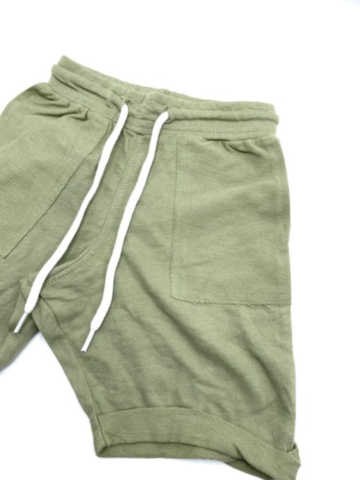 Chenone Boys Terry Short Olive - Image 2