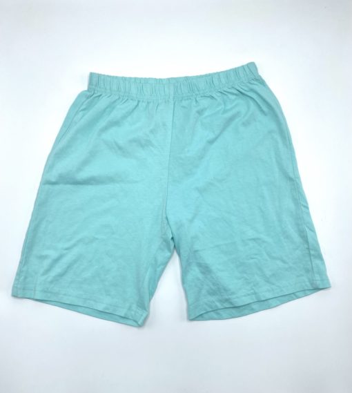 Kids & Co plain Sea green Cotton Short - Image 2